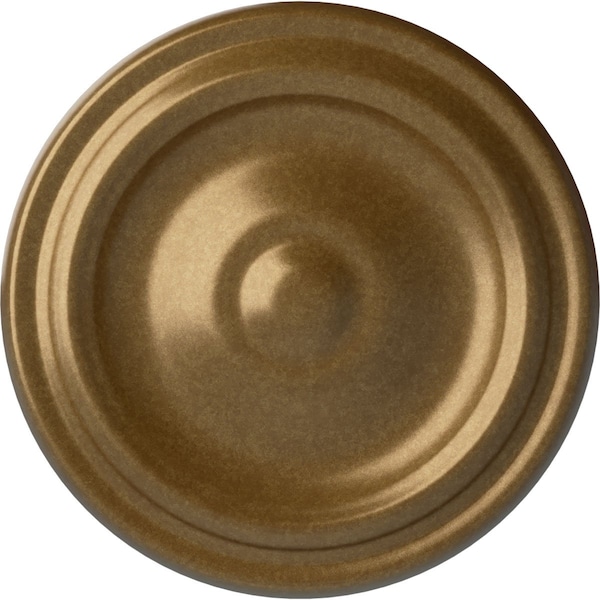 Ekena Millwork Maria Ceiling Medallion (Fits Canopies up to 1 3/4"), Hand-Painted Pale Gold, 9 5/8"OD x 1 1/8"P CM09MAPAS - main